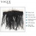 Kinky Curly 13x4 Lace Frontal Closure With Baby Hair,Natural Color